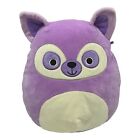 Squismallows Layla The Lemur Purple and White 12 Inch Plush