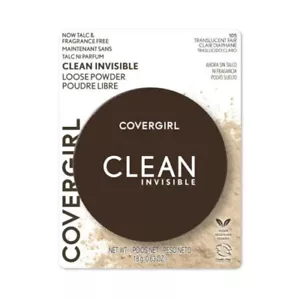 2 CoverGirl Clean Invisible Loose Powder #105 Translucent Fair. - Picture 1 of 1