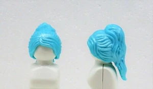 2 x SPEZIAL HAARE HOCHSTECKFRISUR BLAU GRÜN PLAYMOBIL zu Magic Frau Fee Elfe H12 - Picture 1 of 2