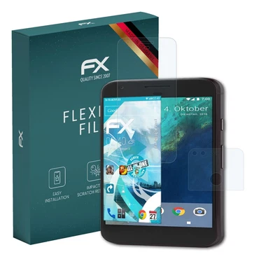 atFoliX 3x Screen Protector for Google Pixel Protective Film clear&flexible - Image 1 of 4