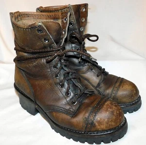 Lehigh Logger Work Boots - Men Size 9W - Nice! - Picture 1 of 10