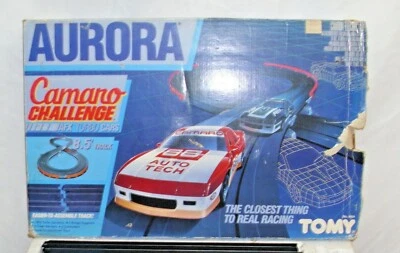 AURORA TOMY CAMARO CHALLENGE SLOT CAR SET 1980s BOXED - Image 1 of 3