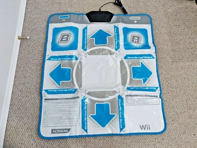 Dance Dance Revolution Wii Dance Mat Pad Wired Controller Konami Tested - Image 1 of 3