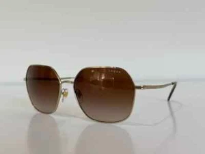Vogue VO 4198-S 848/13 Square Gold Brown Sunglasses 58-16-140 - Picture 1 of 2