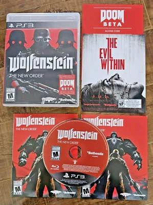 Wolfenstein: The New Order (PlayStation 3, 2014) COMPLETE  - Image 1 of 4