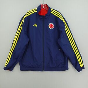 Federacion Colombiana De Futbol Reversible Jacket Mens XL Blue Red Adidas