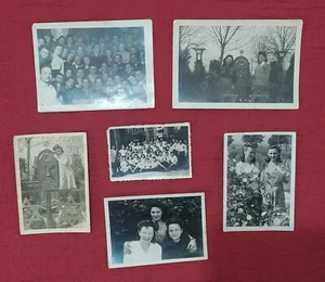 1940s Jewish Holocaust WW2 DP survivors Photos lot of 6 Europe . Germany? - Picture 1 of 9