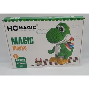 Yoshi + Mario Magic Blocks Juego de Juguetes de Construcción Hágalo Usted Mismo Niños - Adultos 2276 piezas ¡Nuevo! - Imagen 1 de 2