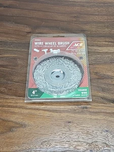 ACE Wire Wheel Brush COURSE WIRE 4" #2099653 - Picture 1 of 3