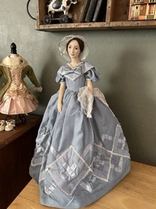 "Gone With The Wind" Franklin Mint Heirloom Doll Melanie Wilkes Porcelain - Imagen 1 de 5