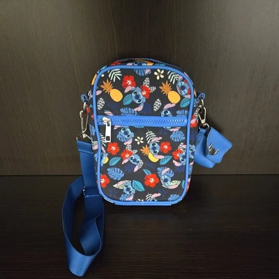 Bioworld Disney Lilo & Stitch Crossbody Bag Hawaiian flare cute coin purse inc - Image 1 of 4