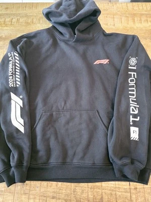 FORMULA 1 PACSUN 2024 F1 гоночный автомобиль быстро мужчин XL черный тяжелый толстовка с капюшоном размер XL новый без ЯРЛЫКОВ - Изображение 1 из 4