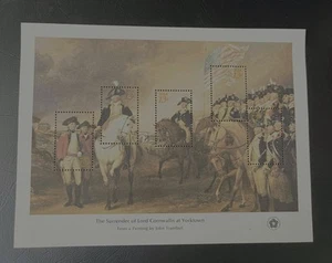 Kapitulation von Lord Cornwallis in Yorktown 5er Blatt - 13c - #1686 postfrisch - Bild 1 von 2