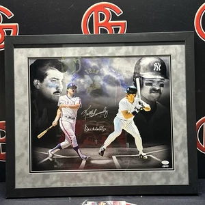 Keith Hernandez Don Mattingly Signed Photo Framed 16x20 Autographed JSA COA - Picture 1 of 4