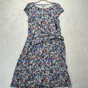 Land's End Blumen Kleid Damen Small Faux Wickel Sommer Strand NEU - Bild 1 von 7