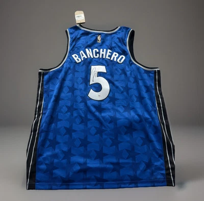 Paolo Banchero Orlando Magic Nike Swingman Autograph Signed Jersey PSA DNA COA - Image 1 of 3