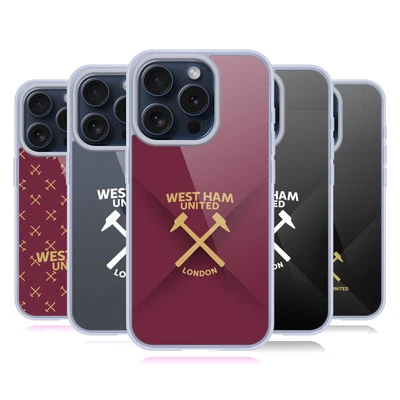 FUNDA OFICIAL WEST HAM UNITED FC MARQUE GEL SUAVE PARA TELÉFONOS APPLE iPHONE Foto 1 de 4