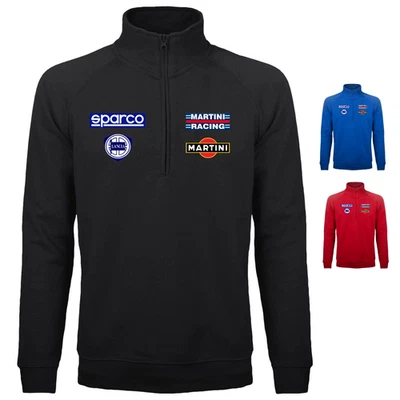 Felpa Lupetto Martini Racing Lancia Automobili Idea Regalo Uomo Motorsport - Immagine 1 di 4
