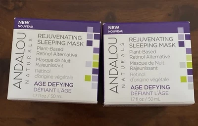 2 Andalou Age Defying Plant Based Retinol Alternative Rejuvenating Sleeping Mask - Image 1 of 2