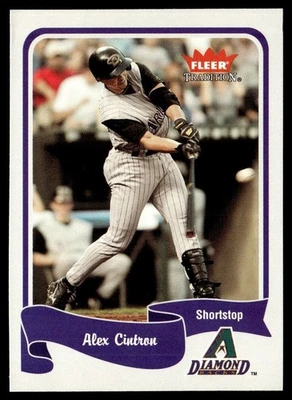 2004 Fleer Tradition Alex Cintron Arizona Diamondbacks #341 - Image 1 of 2