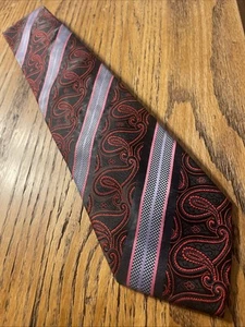 EUC Verse 9 Striped Paisley Thick Silk Tie Men’s Necktie - Picture 1 of 9