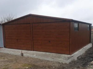 Blechgarage 7x7m in Farbe Gerätehaus Doppelgarage Schuppe Lager | 10609!! - Bild 1 von 12
