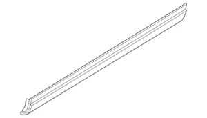 GENUINE GENESIS GV70 2022-2025 FRONT DOOR BODY SIDE MOLDING RH=PASS, 87722-AR010 - Picture 1 of 1