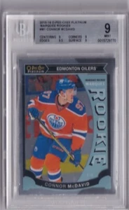 2015-16 O-Pee-Chee Platinum Marquee Rookies #M1 Connor McDavid Graded BGS 9 MINT - Bild 1 von 2
