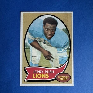 1970 Topps #32 Jerry Rush Detroit Lions +/- VG-VGEX - Picture 1 of 5