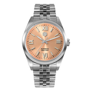 San Martin Men Automatic Watch Luxury Mechanical Wristwatch Luminous YN55 10ATM