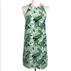 Joie Florinda Palm Printed Dress in Pale Aqua XS - Picture 1 of 7