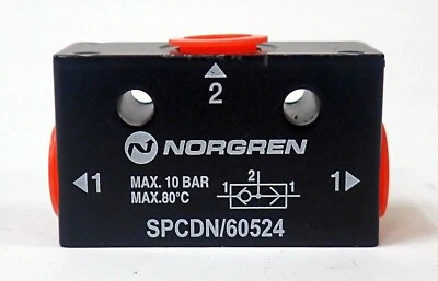 NORGREN SPCDN/60524 VÁLVULA LANZADERA REGULADOR DE FLUJO DE ESCAPE 3/8" NPT NUEVO Foto 1 de 4