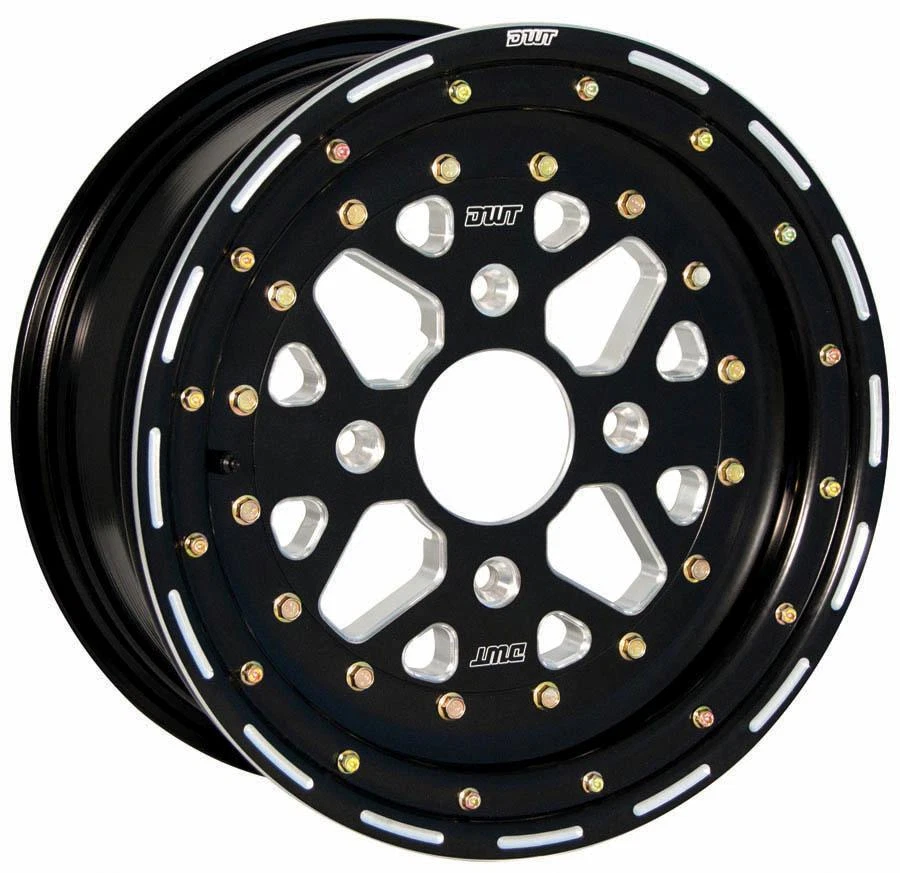 DWT Sector Beadlock Wheel BLACK 14" 14x6 4+2 Polaris RZR XP 1000 XP4 XP 4 2014 - Image 1 of 1