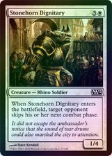 Stonehorn Dignitary - Foil New MTG M12 Magic 2012 2B3