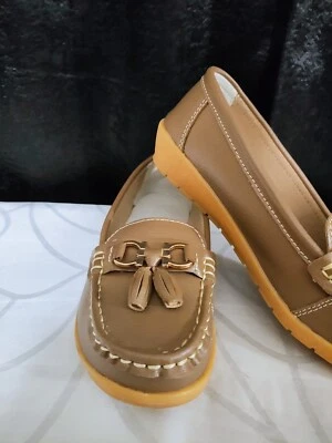 Mocasines Horsebit de cuero para mujer talla 5,5/36 Foto 1 de 4