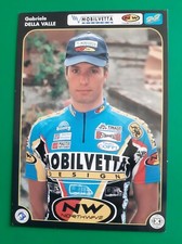 CYCLISME carte cycliste GABRIELE DELLA VALLE équipe MOBILVETTA NORTHWAVE 1998