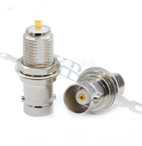 20Pcs BNC Female Jack Straight Long Bulkhead Mount Solder Cup RF Connector - Picture 1 of 2