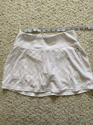 Beautiful Head xsmall white tennis skirt. worn 1x - Image 1 of 4