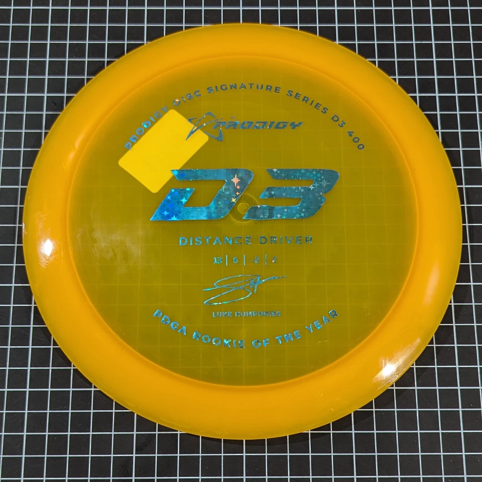 Prodigy D3 Driver Luke Humphries Signature Series (Pick Plastic/Color/Weight) - Image 1 of 1