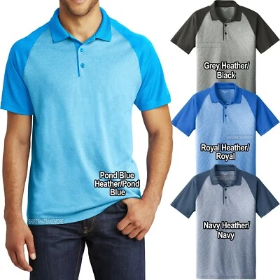 ST SPORTSWEAR Mens Moisture Wicking Two Tone Polo Shirt Micro Mesh Dri Fit XS-XL 2XL, 3XL, 4XL