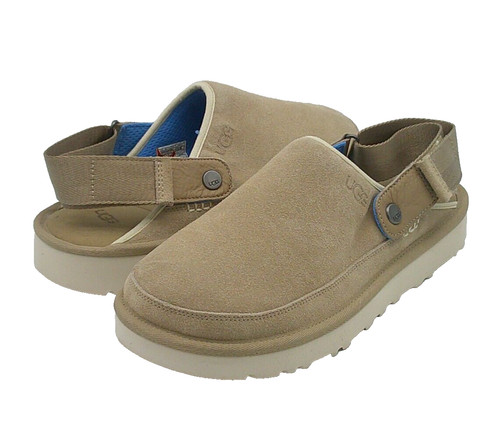 SANDALO UOMO UGG GOLDENCO PELLE SCAMOSCIATA SABBIA US 10 UK 9 EU 43