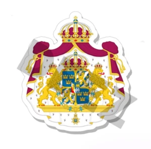 Pegatinas de vinilo escudo de armas sueco - interior exterior emblema escudo de Suecia bandera - Imagen 1 de 2