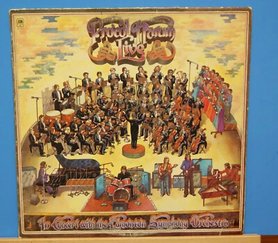 33 LP Vinyl Record Album Procol Harum "Live" London Symphony Orchestra 1972 A&M - Imagem 1 de 3
