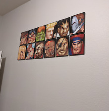 Retro Street Fighter 2 (X 12) Characters C.E. 1992 Rare WALL ART 8 X 10 Handmade