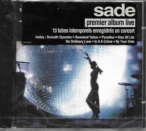 CD 13 TITRES SADE LOVERS LIVE PREMIER ALBUM LIVE DE 2002 NEUF SCELLE