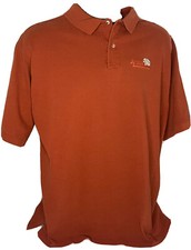 AUBURN DOUBLEDAYS NY BASEBALL TEAM RUST ORANGE POLO SHIRT ADULT XL USA VINTAGE