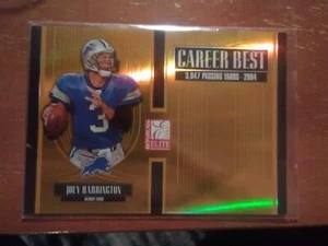 2005 Donruss Elite Career Best Joey Harrington 041/500 - Picture 1 of 1