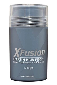 Fibras capilares de queratina tamaño regular (15 g) XFusion, marrón claro - Imagen 1 de 3