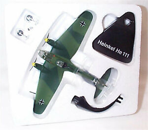 Heinkel HE 111 WW11 Aircraft Atlas Editions 1:144 Scale Model