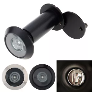 180° Door Peephole Viewer Wide Angle Eye Sight Hole with Rotating Privacy Cover - Picture 1 of 12